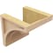 Ekena Millwork 6"W x 6"D x 6"H Wide Viola Rough Cedar Woodgrain TimberThane Corbel, Primed Tan CORUR06X06X06VIORCPR - alternate 5